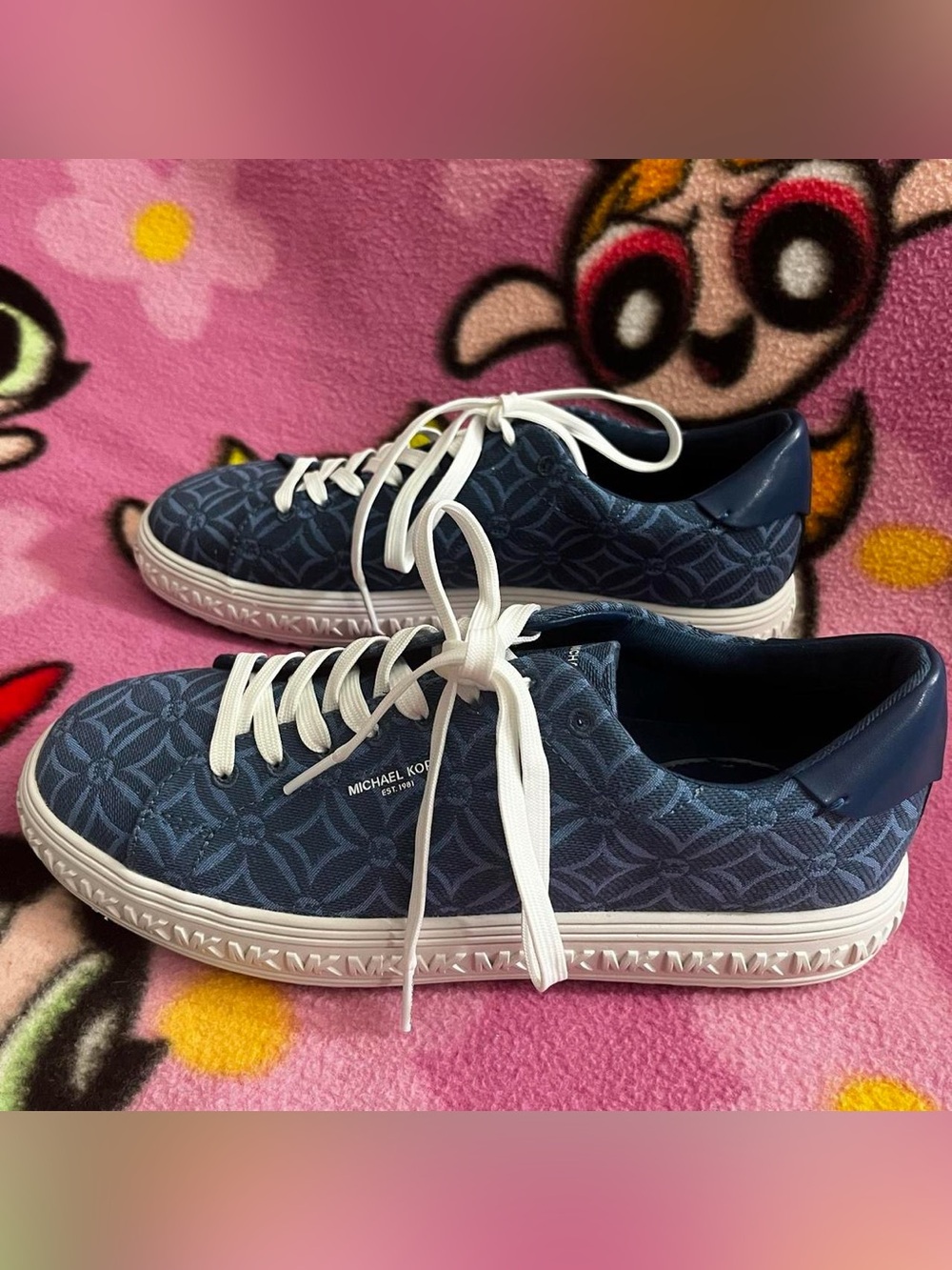 Michael Kors Grove Logo Jacquard Sneakers NEW